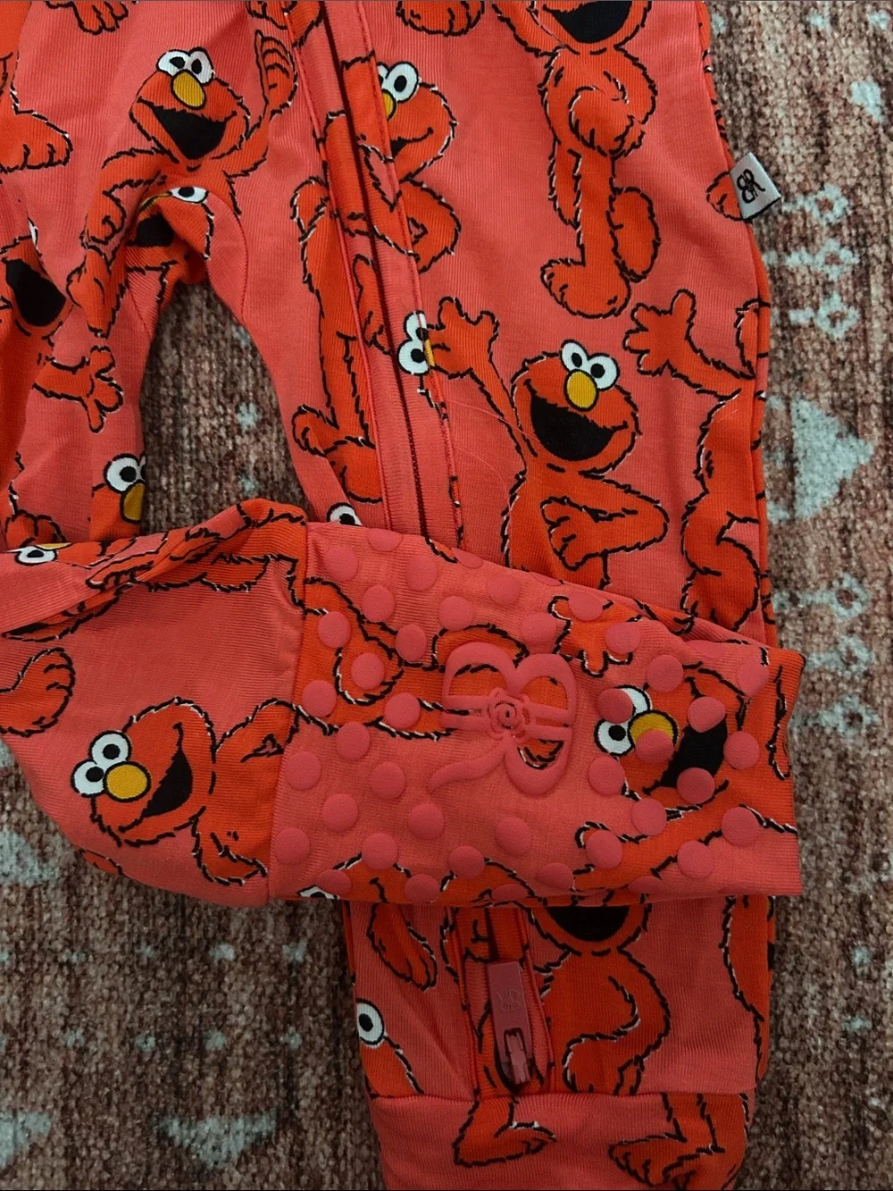 Elmo Sesame Street Bamboo Convertible Footie Pajamas